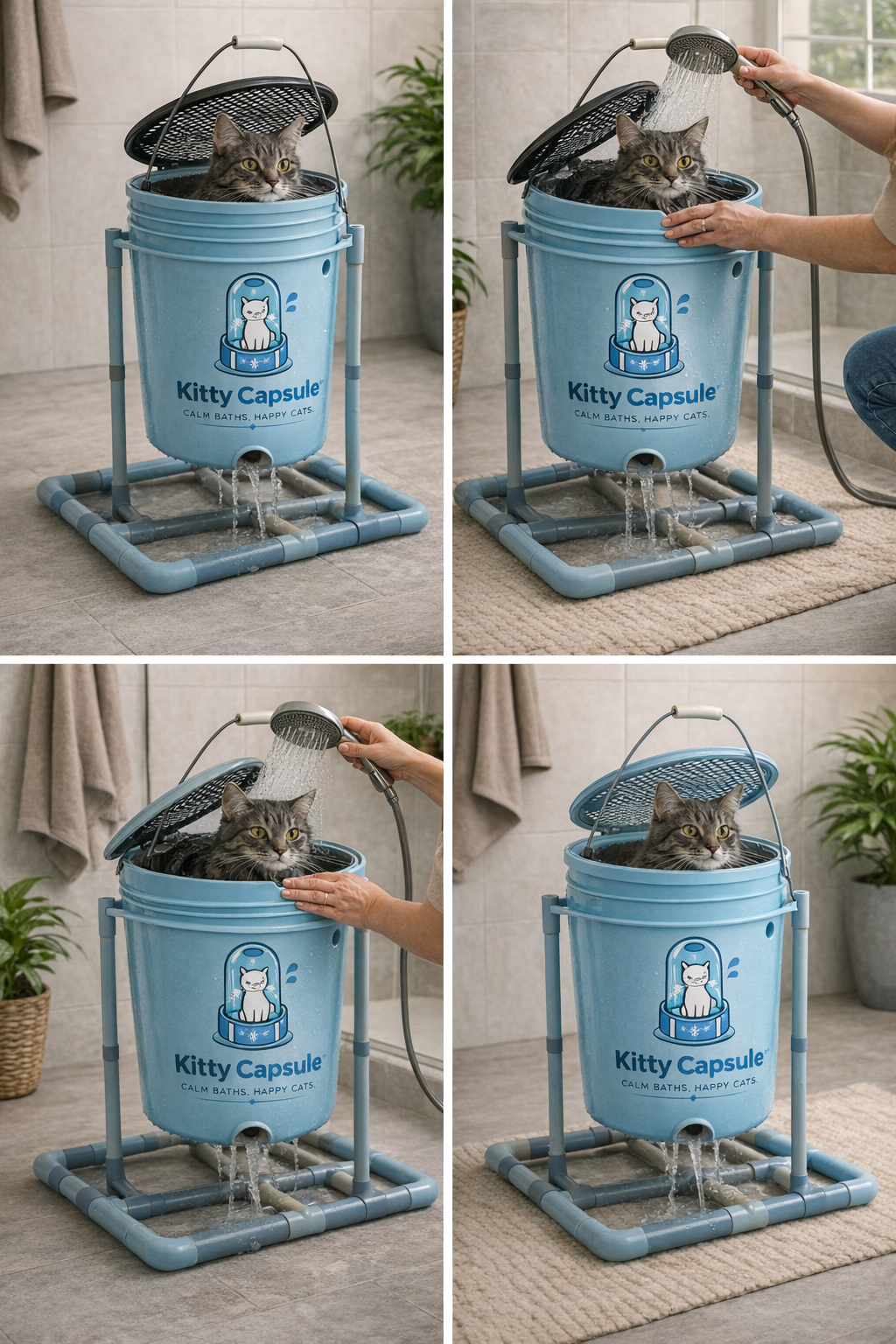 Kitty Capsule in use